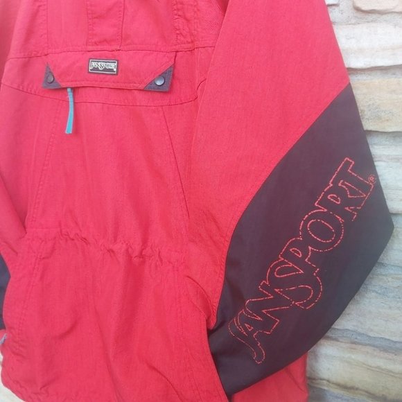 Rare Vintage 90's Jansport Pullover Windbreaker Jacket - Picture 2 of 16